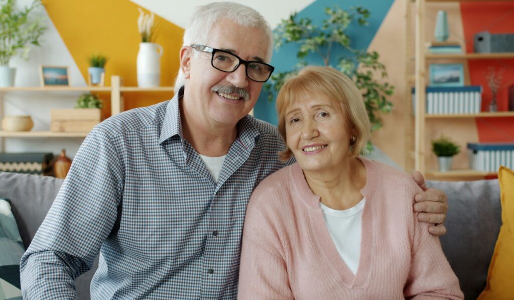 Smiling retired couple – retirement planning